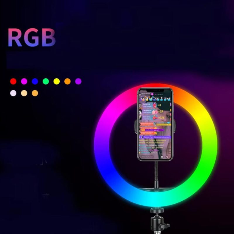 RGB Ring Light – Gør Dit Indhold Lysende og Farverigt!