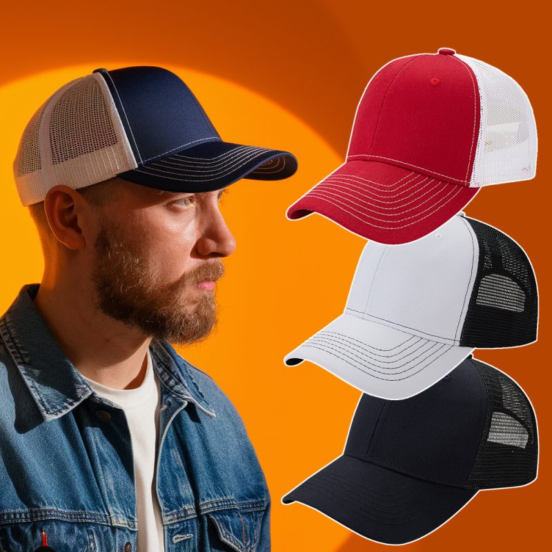 Trucker Cap / Baseball Kasket – i 4 farver!