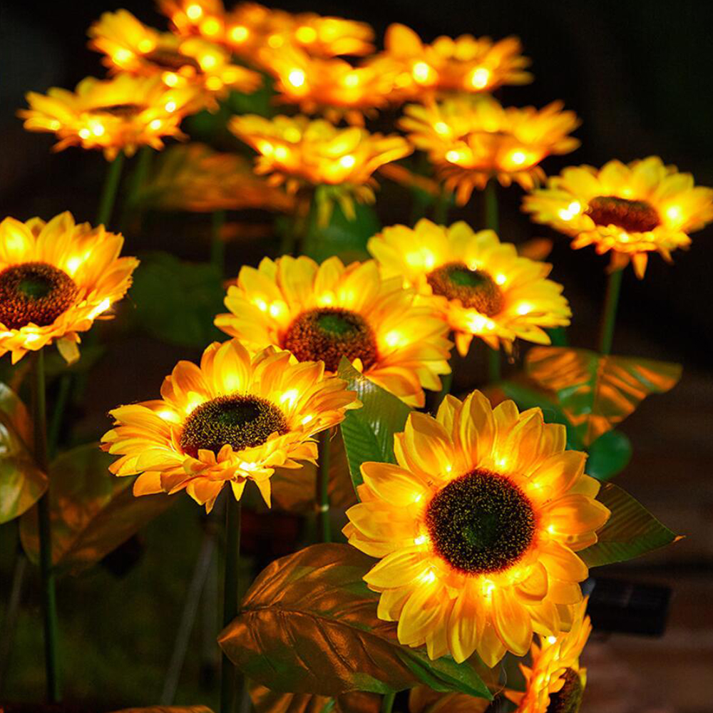 Solcelle lamper til haven - 1 blomst - 78 cm - Billede 6